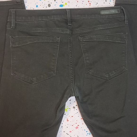 EXPRESS Mid Rise Distressed Jean Black Size 10 - Picture 3 of 7
